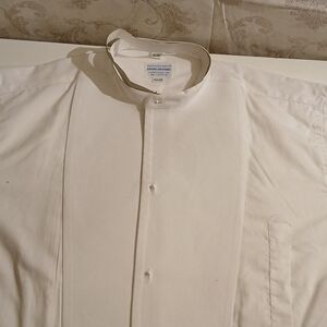 NEW BROOKS BROTHERS TUX SHIRT WHITE SIZE  15 1/2- 39